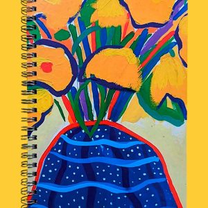 LIBRETA A6 MACETERO AZUL 2