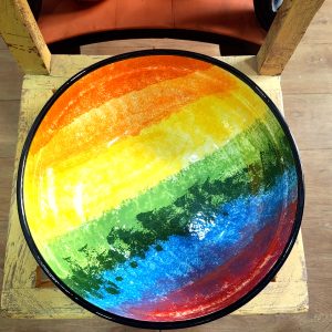ENSALADERA ARCOIRIS 26X10CM