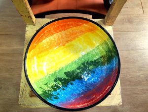 ENSALADERA ARCOIRIS 26X10CM