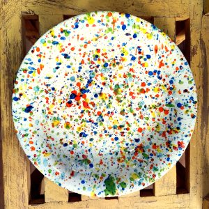 PLATO HONDO MOTEADO 24CM
