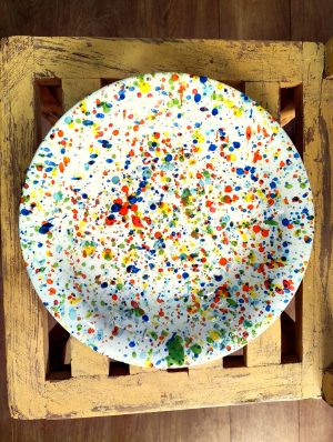 PLATO HONDO MOTEADO 24CM